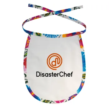 Disaster Chef, Σαλιάρα μωρού αλέκιαστη με κορδόνι Χρωματιστή