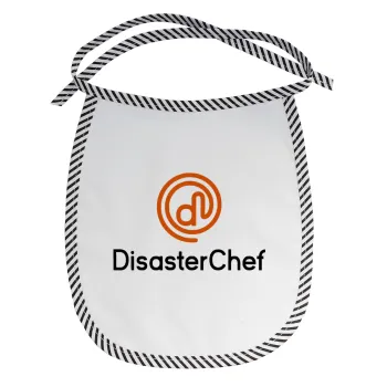 Disaster Chef, Σαλιάρα μωρού αλέκιαστη με κορδόνι Μαύρη