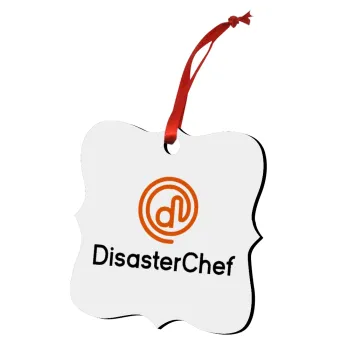 Disaster Chef, Christmas ornament polygon wooden 7.5cm
