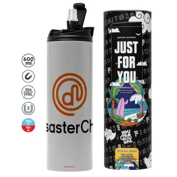 Disaster Chef, Tumbler stainless steel GREY 600ml