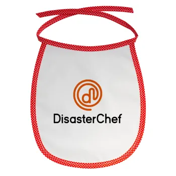 Disaster Chef, Σαλιάρα μωρού αλέκιαστη με κορδόνι Κόκκινη