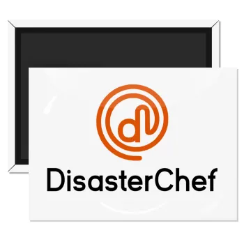 Disaster Chef, Ορθογώνιο μαγνητάκι ψυγείου διάστασης 9x6cm