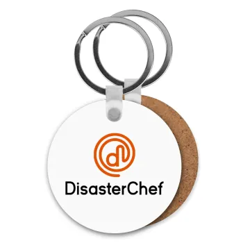 Disaster Chef, Μπρελόκ Ξύλινο στρογγυλό MDF Φ5cm