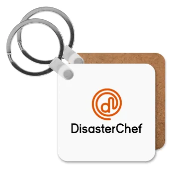 Disaster Chef, Μπρελόκ Ξύλινο τετράγωνο MDF