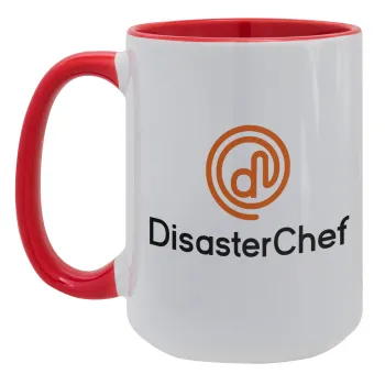 Disaster Chef, Κούπα Mega 15oz, κεραμική Κόκκινη, 450ml
