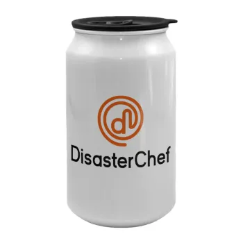 Disaster Chef, Κούπα ταξιδιού μεταλλική με καπάκι (tin-can) 500ml