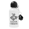 Easter is coming (GOT), Μεταλλικό παγούρι νερού, Λευκό, αλουμινίου 500ml