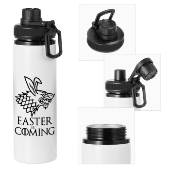 Easter is coming (GOT), Metal water bottle with safety cap, aluminum 850ml