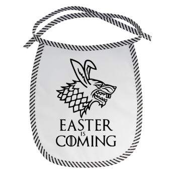 Easter is coming (GOT), Σαλιάρα μωρού αλέκιαστη με κορδόνι Μαύρη