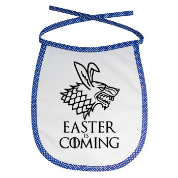 Easter is coming (GOT), Σαλιάρα μωρού αλέκιαστη με κορδόνι Μπλε
