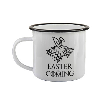 Easter is coming (GOT), Κούπα εμαγιέ με μαύρο χείλος 360ml