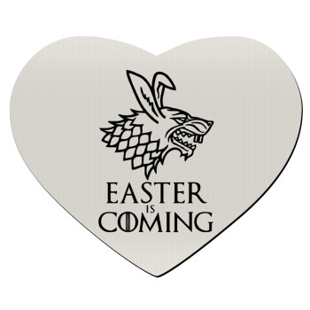 Easter is coming (GOT), Mousepad καρδιά 23x20cm