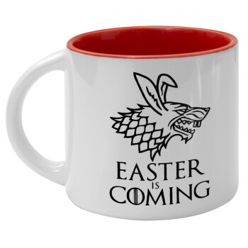 Easter is coming (GOT), Κούπα κεραμική 400ml Λευκή/Κόκκινη