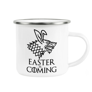 Easter is coming (GOT), Κούπα Μεταλλική εμαγιέ λευκη 360ml