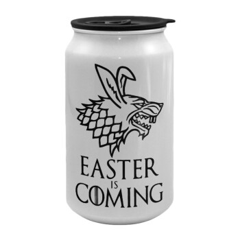 Easter is coming (GOT), Κούπα ταξιδιού μεταλλική με καπάκι (tin-can) 500ml