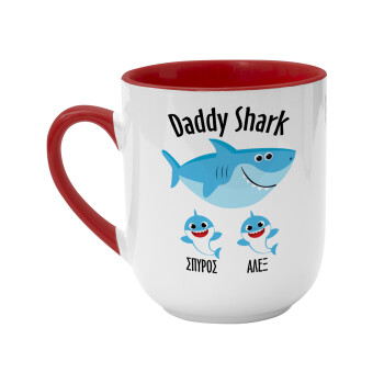 Daddy Shark (με ονόματα παιδικά), Κούπα κεραμική tapered 260ml