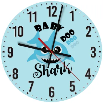 Baby Shark (boy), Ρολόι τοίχου ξύλινο (30cm)