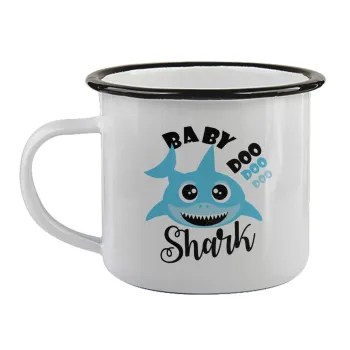 Baby Shark (boy), Κούπα εμαγιέ με μαύρο χείλος 360ml
