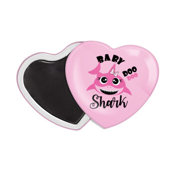 Baby Shark (girl), Μαγνητάκι καρδιά (57x52mm)