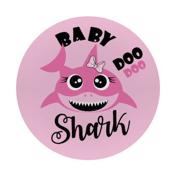 Baby Shark (girl), Mousepad Στρογγυλό 20cm
