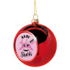 Christmas tree ball Red 8cm