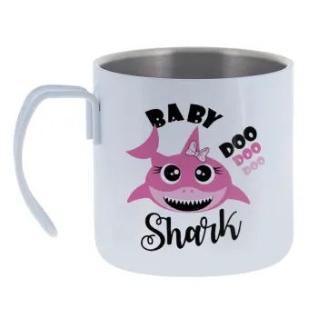 Baby Shark (girl) — Κούπα Ανοξείδωτη διπλού τοιχώματος 400ml