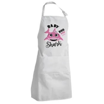 Baby Shark (girl), Adult Chef Apron (with sliders and 2 pockets)