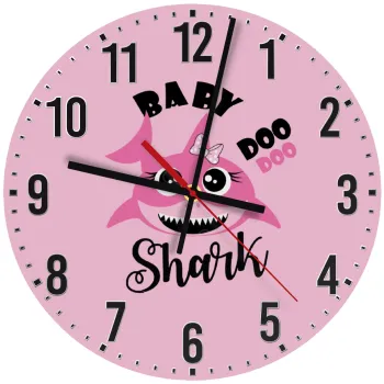 Baby Shark (girl), Ρολόι τοίχου ξύλινο (30cm)