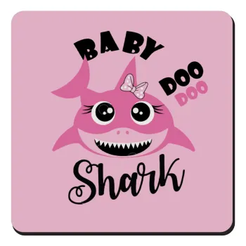 Baby Shark (girl), Τετράγωνο μαγνητάκι ξύλινο 9x9cm