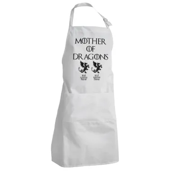 GOT, Mother of Dragons  (με ονόματα παιδικά), Adult Chef Apron (with sliders and 2 pockets)