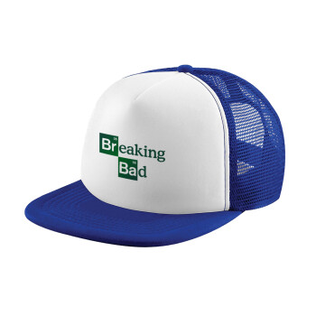 Breaking Bad, Καπέλο Ενηλίκων Soft Trucker με Δίχτυ Blue/White (POLYESTER, ΕΝΗΛΙΚΩΝ, UNISEX, ONE SIZE)