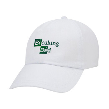 Breaking Bad, Καπέλο ενηλίκων Jockey Λευκό (snapback, 5-φύλλο, unisex)