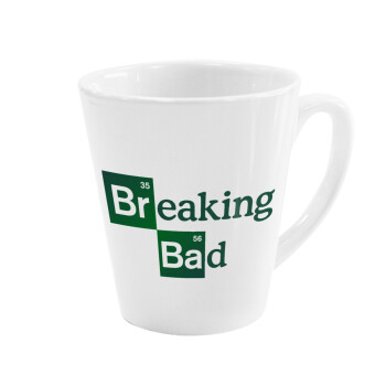 Breaking Bad, Κούπα κωνική Latte Λευκή, κεραμική, 300ml