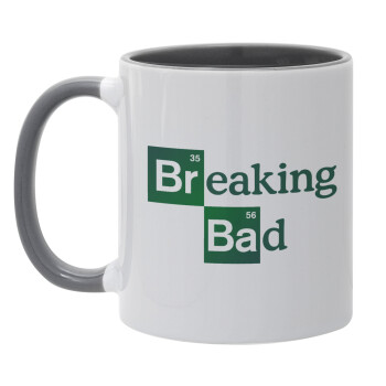 Breaking Bad, Κούπα χρωματιστή γκρι, κεραμική, 330ml