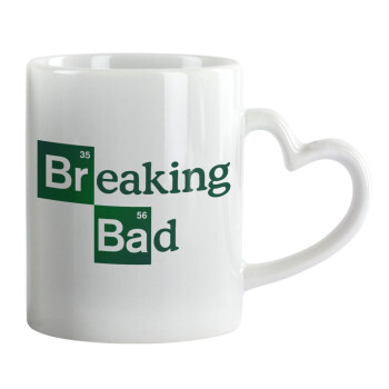 Breaking Bad, Mug heart handle, ceramic, 330ml