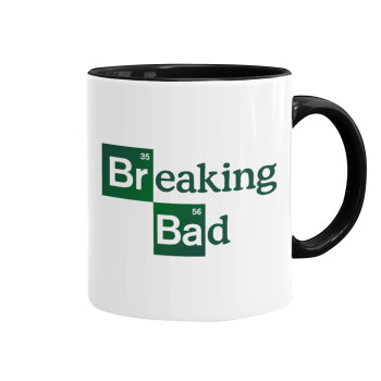Breaking Bad, Κούπα χρωματιστή μαύρη, κεραμική, 330ml