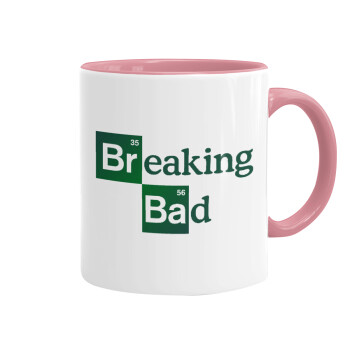Breaking Bad, Κούπα χρωματιστή ροζ, κεραμική, 330ml
