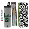 Πασχαλινή Λαμπάδα με Travel Tumbler θερμό (600ml, BPA free) & κερί αρωματικό πλακέ (30cm) (ΓΚΡΙ)