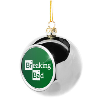 Breaking Bad, Χριστουγεννιάτικη μπάλα δένδρου Ασημένια 8cm