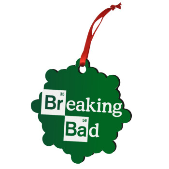 Breaking Bad, Christmas ornament snowflake wooden 7.5cm