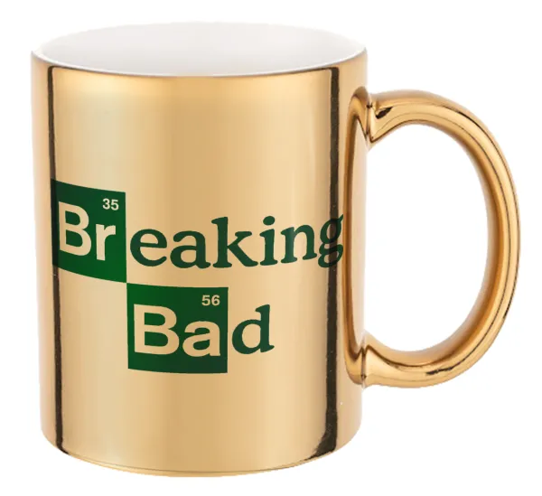 Breaking Bad — Mug ceramic, gold mirror, 330ml