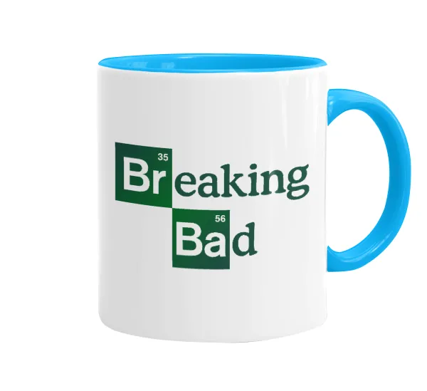 Breaking Bad — Κούπα χρωματιστή γαλάζια, κεραμική, 330ml