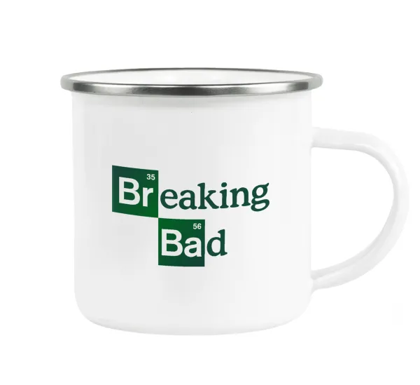 Breaking Bad — Metallic enamel cup white 360ml