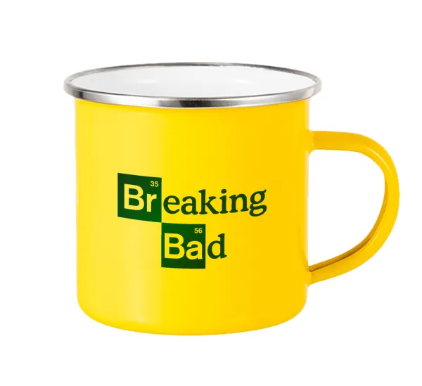 Breaking Bad — Yellow Enamel Metallic Cup 360ml