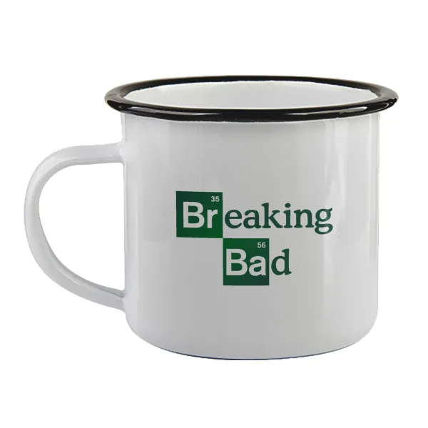 Breaking Bad — Enamel mug with black rim, 360ml