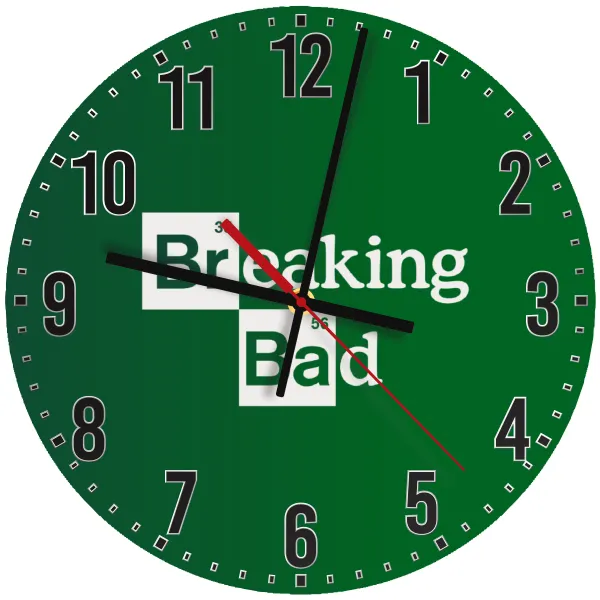 Breaking Bad — Ρολόι τοίχου ξύλινο 30cm