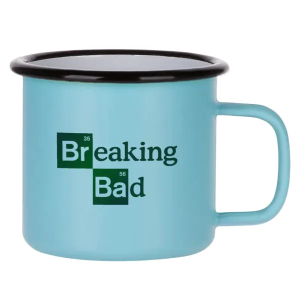 Breaking Bad — Κούπα Μεταλλική εμαγιέ ΜΑΤ σιέλ 360ml