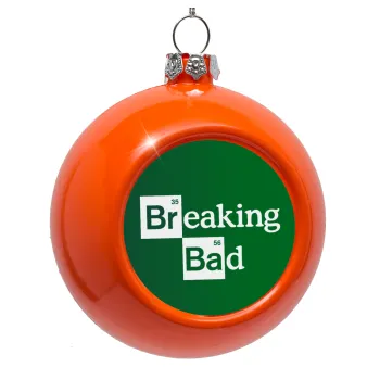 Breaking Bad, Στολίδι Χριστουγεννιάτικη μπάλα δένδρου Πορτοκαλί 8cm