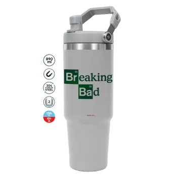 Breaking Bad, ΓΚΡΙ χρώματος Θερμός Ανοξείδωτο 890ml (30oz) με χερούλι