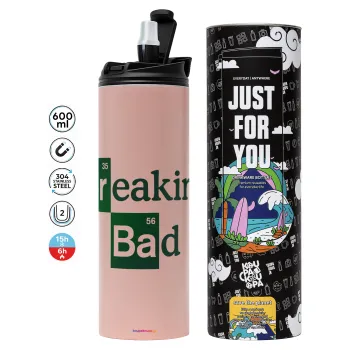 Breaking Bad, Tumbler stainless steel PINK 600ml